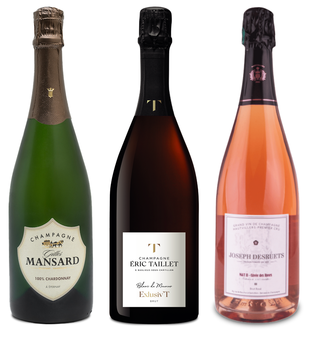 BLANC de BLANCS/BLANC de MEUNIER/ROSE Comparative Tasting Experience
