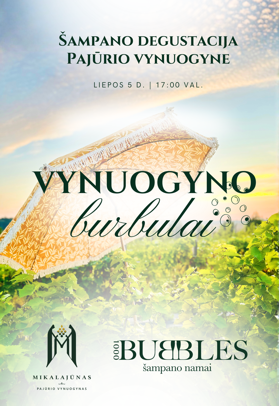 Vynuogyno burbulai ticket