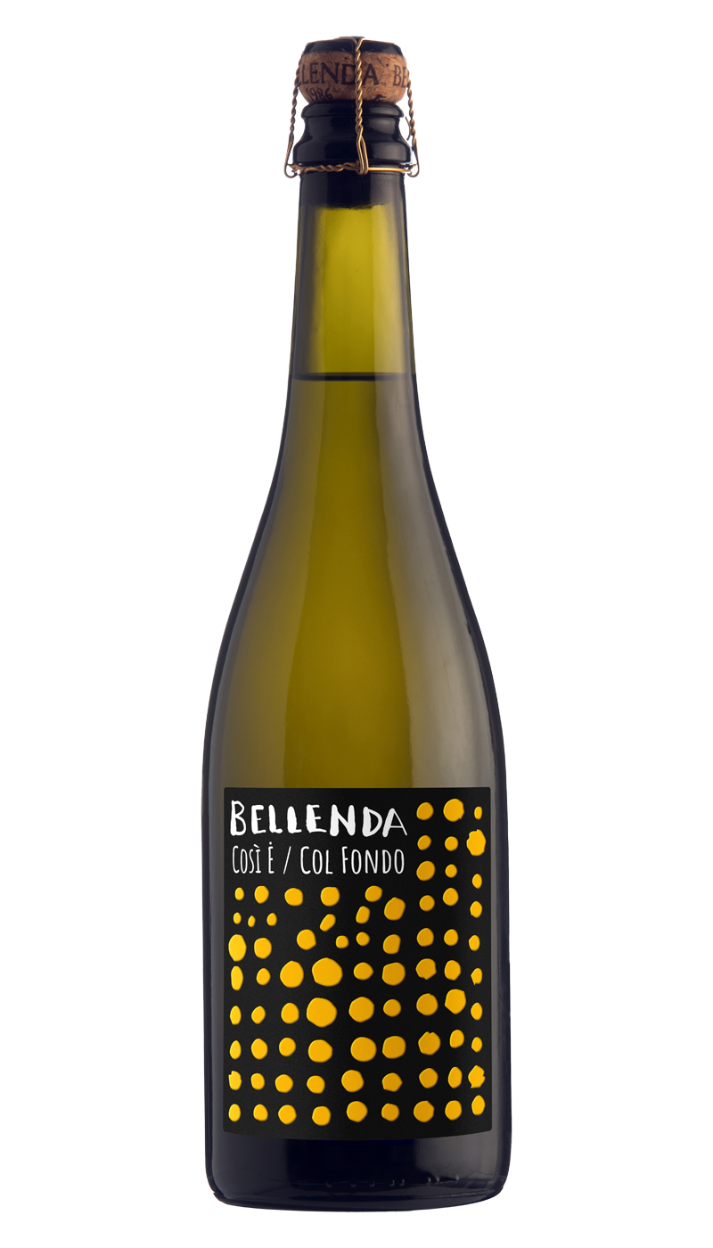 BELLENDA Cosi E-Col Fondo Conegliano Valdobbiadene Prosecco Frizzante Bottle fermented
